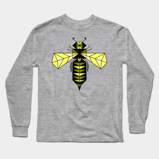 Bee - Geometric Abstract Long Sleeve T-Shirt